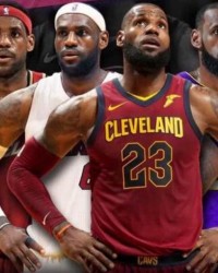  詹姆斯再创纪录，生涯总分破四万  